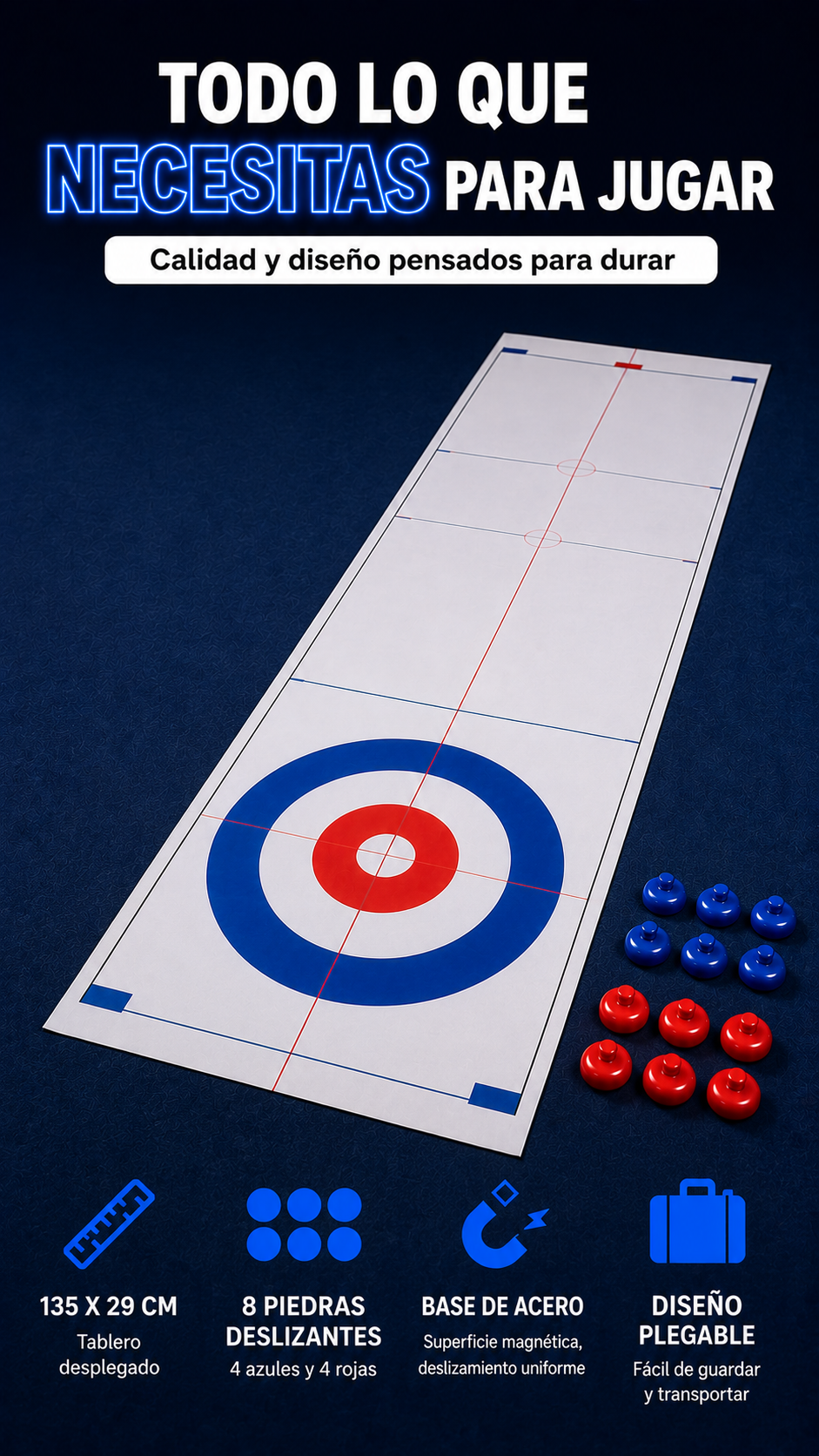 Juego Curling de Mesa