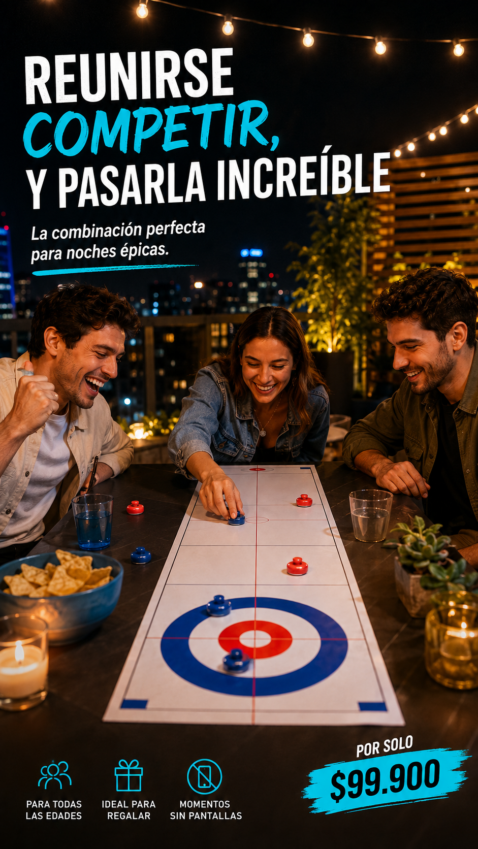 Juego Curling de Mesa