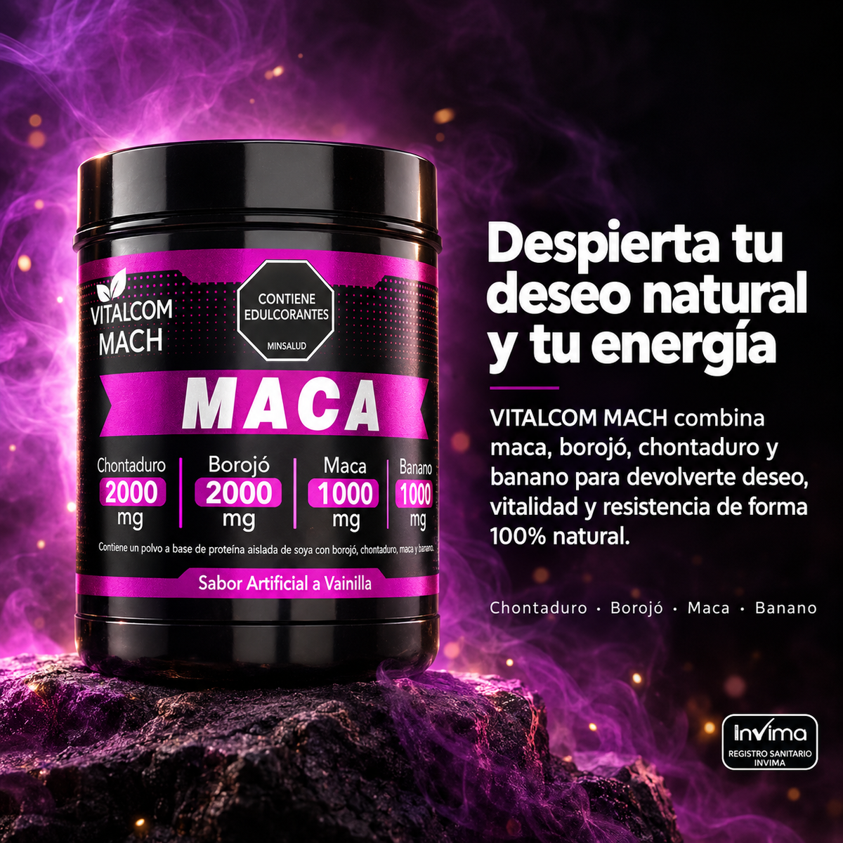 Maca Potenciador Natural de Energía y Vitalidad · 500g · Envío Gratis
