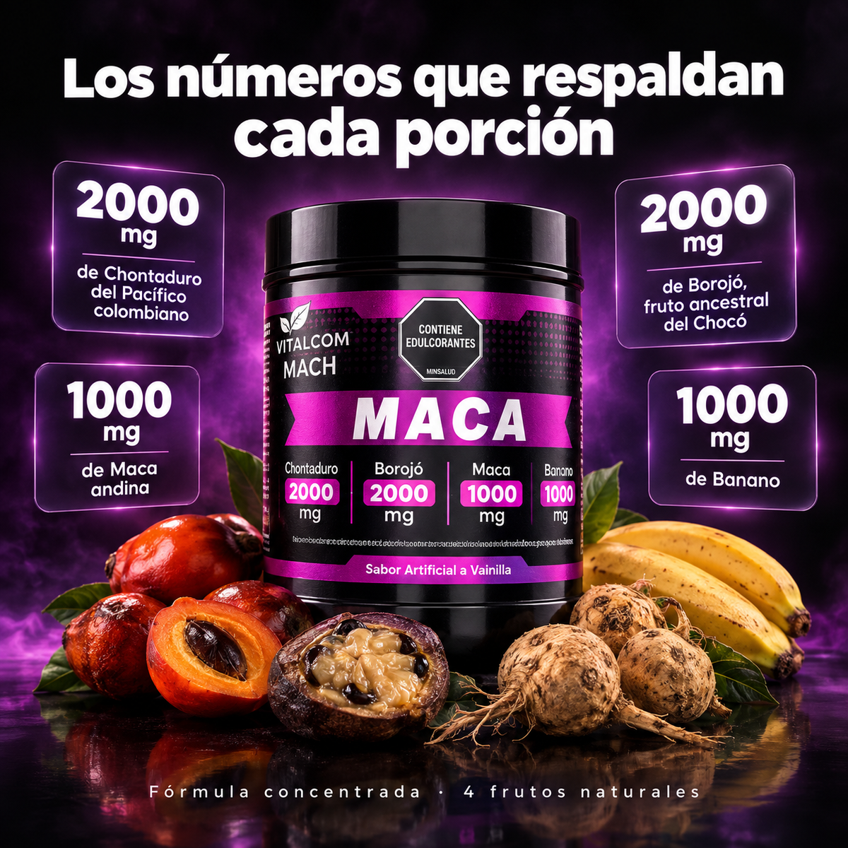 Maca Potenciador Natural de Energía y Vitalidad · 500g · Envío Gratis