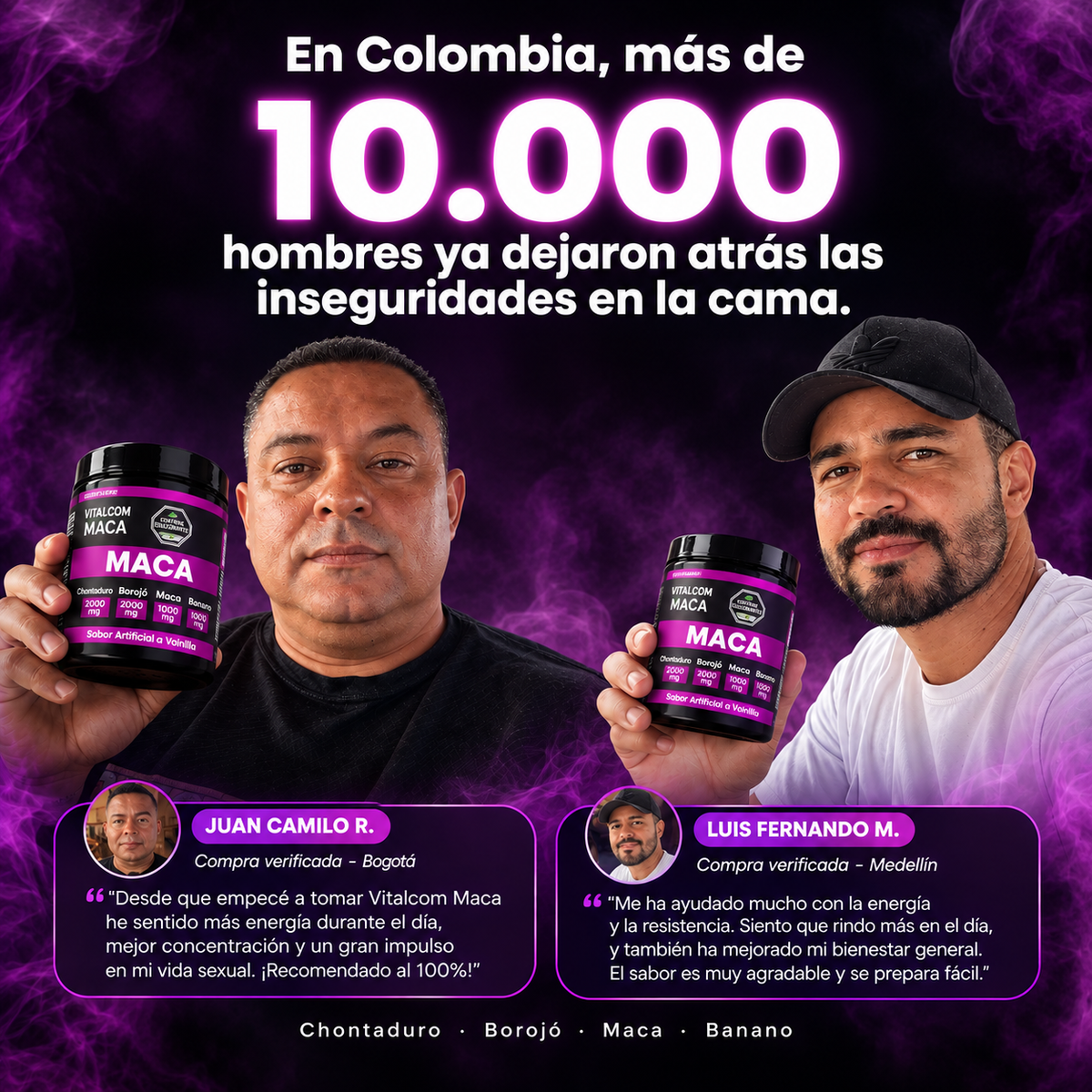 Maca Potenciador Natural de Energía y Vitalidad · 500g · Envío Gratis