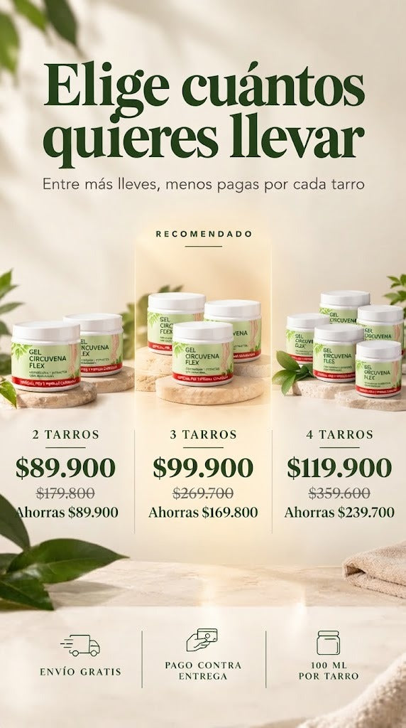 Combos: 2, 3 o 4 tarros