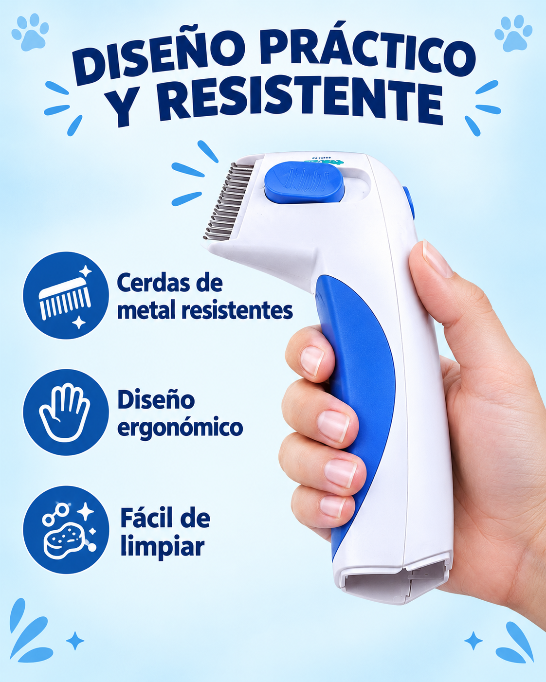 Resistente y cómodo para uso diario