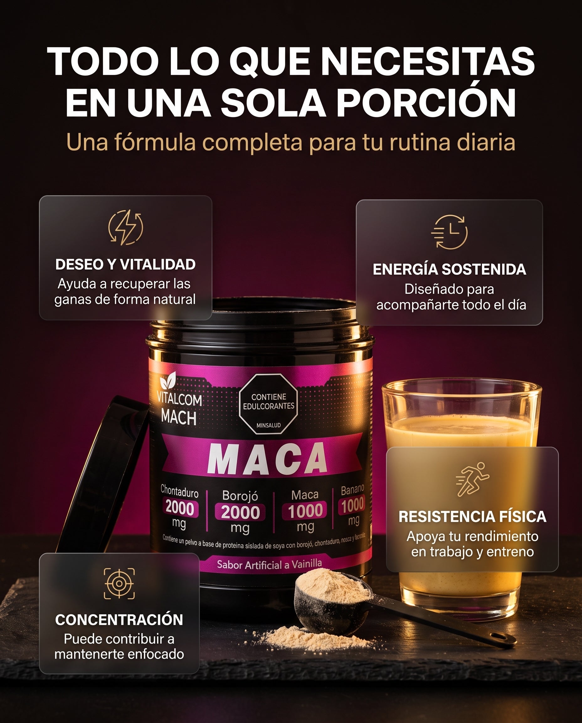 Todo lo que necesitas en una sola porción
