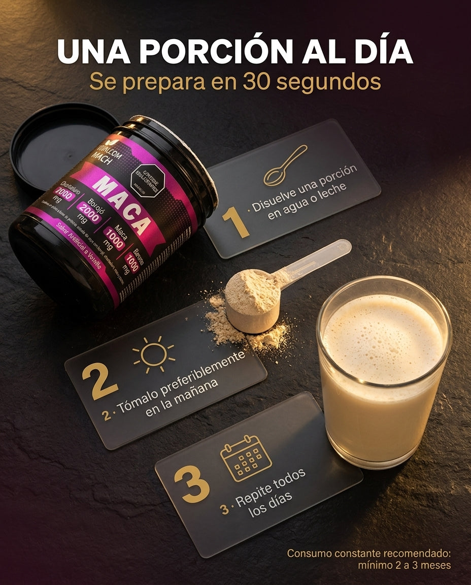 Se prepara en 30 segundos